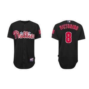  Wholesale Philadelphia Phillies #8 Shane Victorino Black 