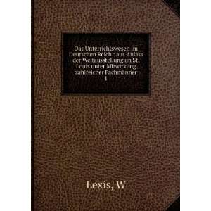   . Louis unter Mitwirkung zahlreicher FachmÃ¤nner. 1 W Lexis Books