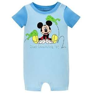 Disney Baby Organic Cotton Mickey Mouse Tiny Tee Coverall for Boys 