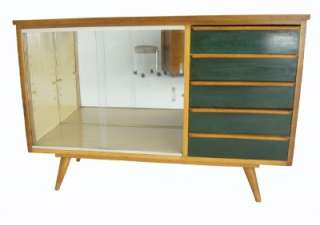 Early Mid Century Modern Cabinet Dresser Credenza Gibbins Style  
