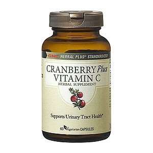  GNC Herbal Plus® Standardized Cranberry Plus Vitamin C 60 