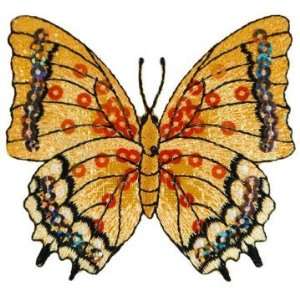  Iron On Embroidered Sequin Butterfly Applique Arts 