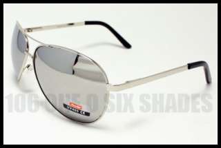 AVIATOR Sunglasses Cop Pilot Style Premium BLACK Metal  