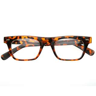   Secretary Slim Clear Lens RX Retro Fashion Wayfarer Sunglasses 8402