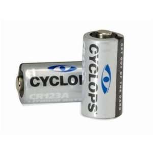  Cyclops CYC CR123 Replacement Lithium Batteries, 2 Pack 