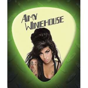  Amy Winehouse 5 X Glow In The Dark Premium Guitar Picks 