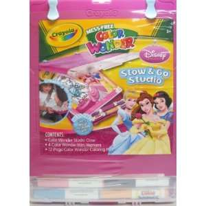    Disney Princess Stow & Go Studio Crayola Color Wonder Toys & Games