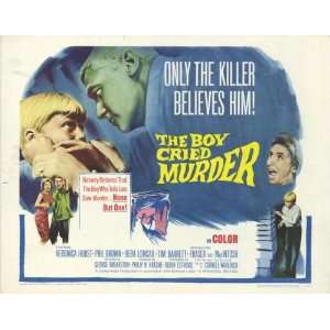  Boy Cried Murder Movie Poster (11 x 14 Inches   28cm x 