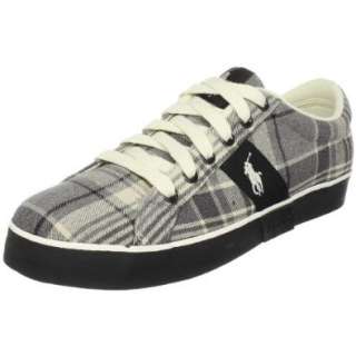  Polo Ralph Lauren Mens Giles Madras Sneaker: Shoes