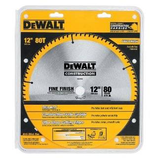   80 Tooth ATB Thin Kerf Crosscutting Miter Saw Blade with 1 Inch Arbor
