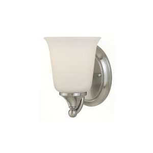 Home Solutions VS10501BS Claridge 1 Light Wall Sconce in Brushed Steel 