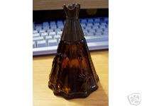Old AVON Wild Country Glass INDIAN TEPEE Decanter  