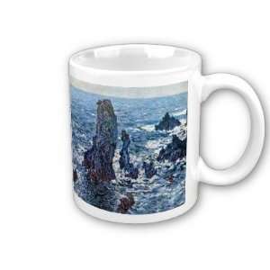   The Needle of Port Coton) By Claude Monet Coffee Cup 