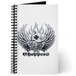  Journal (Diary) with US Custom Choppers Iron Cross Hat and 