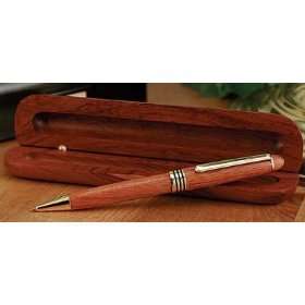 NEW Alex Navarre Rosewood Pen in wood Case w/cross ink  