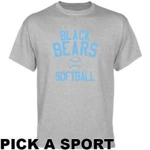   Maine Black Bears Ash Custom Sport Icon T shirt  