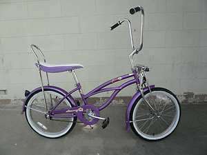 NEW 20 Beach Cruiser Bicycle Bike LowRider Hero purple  