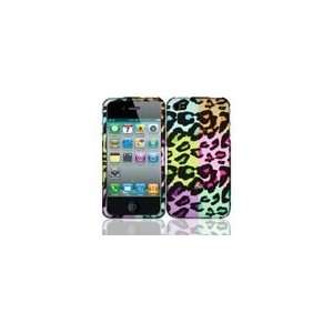  iPhone 4GS 4G CDMA GSM Rubberized Design Cover   Colorful 