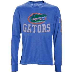  Florida Gators Royal Blue Pitch Long Sleeve T shirt 