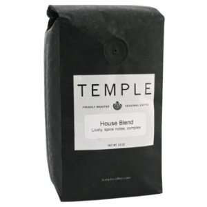 Temple Coffee   House Blend Coffee Beans Grocery & Gourmet Food