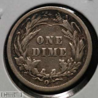 1893O USA 10 Cents Dime F 12 Barber  