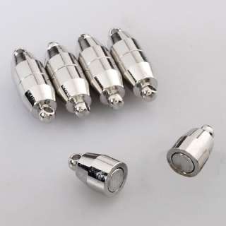 5X Magnetic Hematite Tube Beads Clasp Finding A68PE  