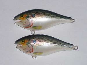   Risto Rap Size 7 Shad Color Fishing Lures 2 For Customizing.  