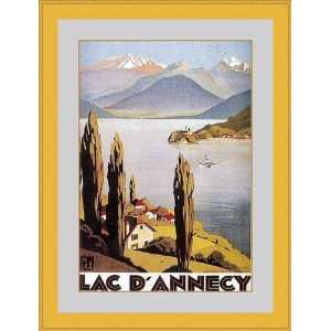  Lac DAnnecy by Roger Broders   Framed Artwork