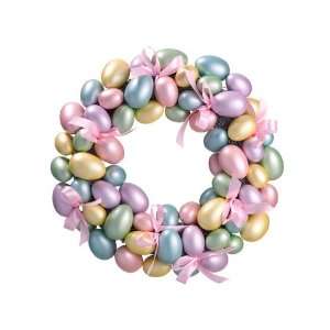  17 Pearl Easter Egg Wreath Mixed (Pack of 2)