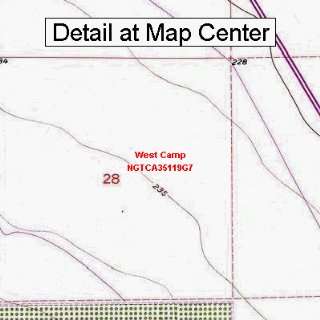   Map   West Camp, California (Folded/Waterproof)