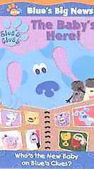 Blues Clues   The Babys Here VHS, 2001  