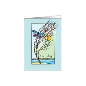  Each Day, 12 Step Recovery Support, Encouragement Card 