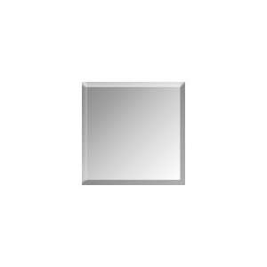  18 Square Frameless Mirror 1 Bevel & Radius Corners 