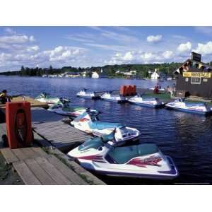 Jet Skis on Moosehead Lake, Northern Forest, Maine, USA Photographic 