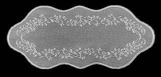 HERITAGE LACE   SHEER DIVINE TABLE RUNNER   2 Col/3 Szs  