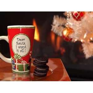  Dear Santa Want All Tall Latte Mug