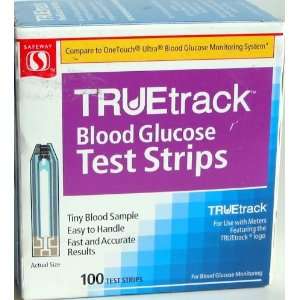  100 TRUEtrack (Safeway) Blood Glucose Test Strips   EXP 12 