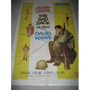  Original Movie Poster the Sad Sack Jerry Lewis