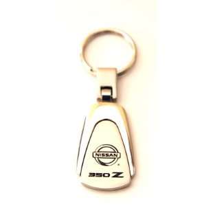 Nissan 350Z Z33 Fairlady Chrome Teardrop Keychain Tear Drop Key Fob 