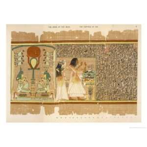  Invocation to Osiris Ani and His Wife Make Offerings 