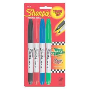  Sharpie Twin Tip Markers, Assorted Sold in packs of 6 