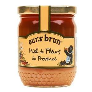 Flower Honey, 17.6 BIG Jar Michaud Ours Brun Provence Honey  