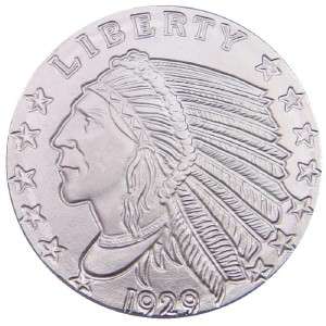 10 Ounce Indian Head Round .999 Fine Silver  