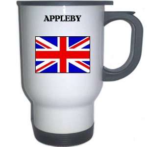  UK/England   APPLEBY White Stainless Steel Mug 