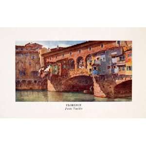   Arno River William Collins   Original Color Print