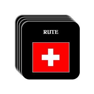  Switzerland   RUTE Set of 4 Mini Mousepad Coasters 
