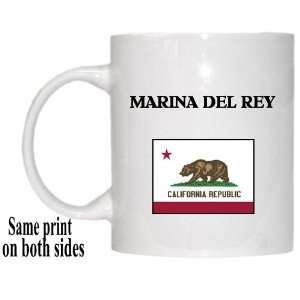  US State Flag   MARINA DEL REY, California (CA) Mug 
