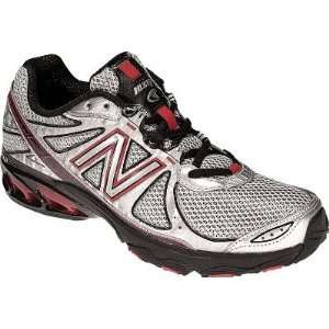 New Balance Mens Zips Cushion Gry/Red Running Shoe   Running/Training 