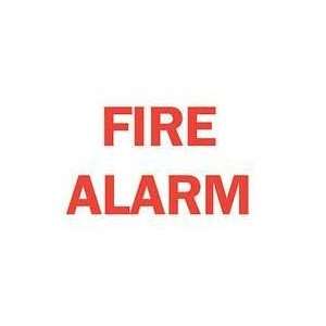 Sign,7x10,fire Alarm,plastic   BRADY  Industrial 