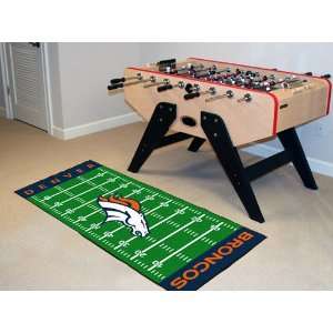  NFL Denver Broncos 72 Rug / Runner: Sports & Outdoors